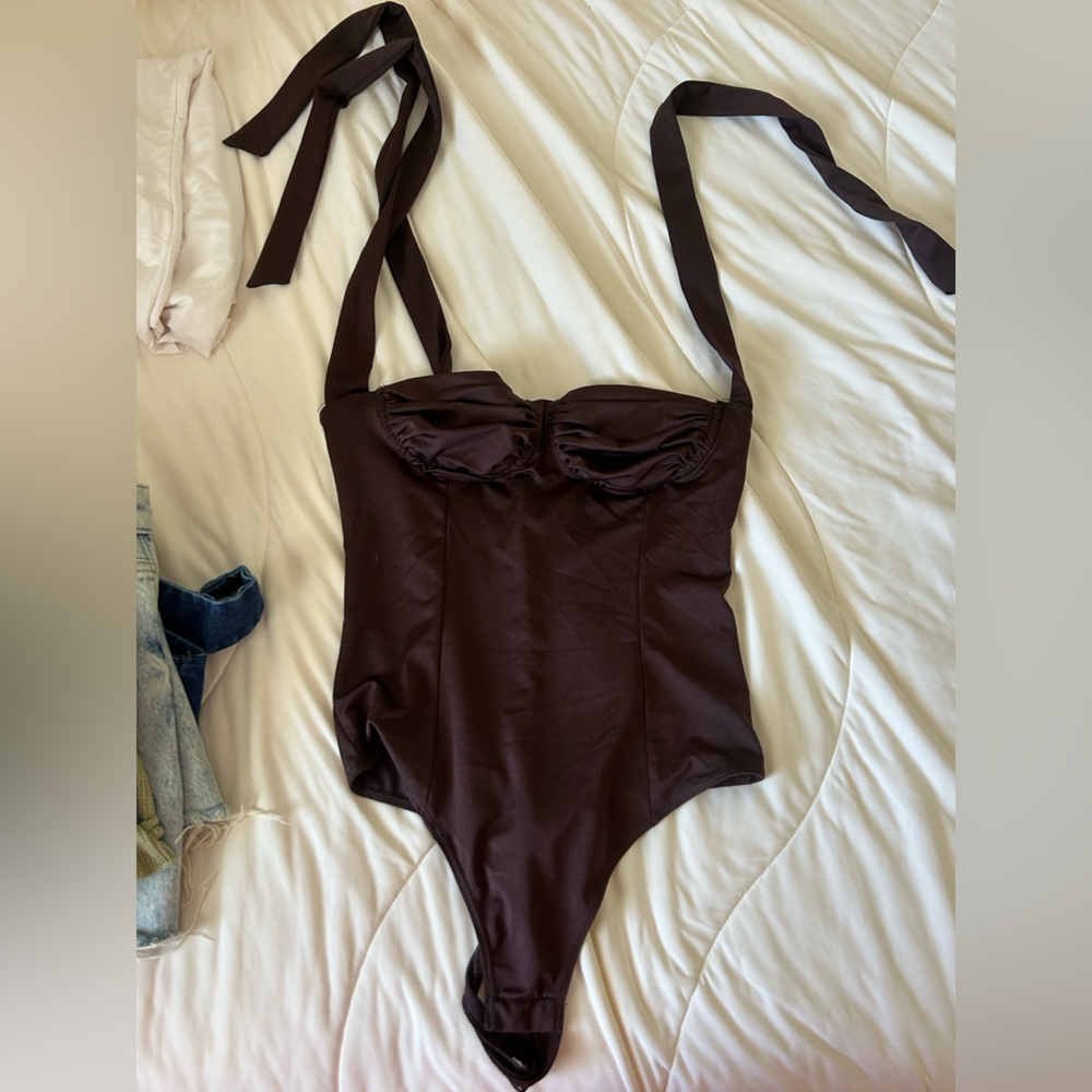 Brown One-Piece bodysuit